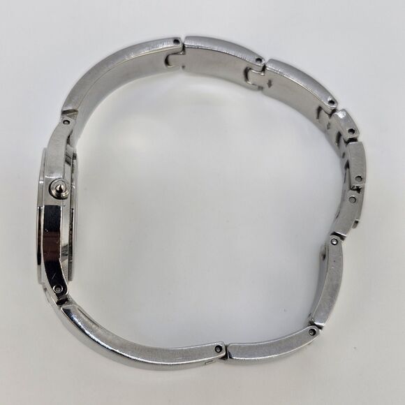 ESQ By Movado‎ Swiss Women’s Watch 25MM Black Dial Gray Bracelet 6" New Battery - Picture 10 of 12